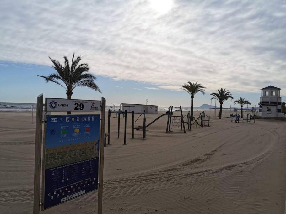 Ferienwohnung Playa Gandia Segunda Linea ,Vistas Al Mar Playa de Gandia Exterior foto