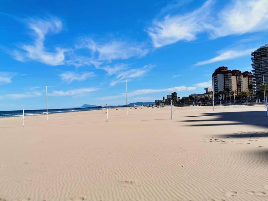 Ferienwohnung Playa Gandia Segunda Linea ,Vistas Al Mar Playa de Gandia Exterior foto